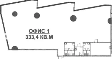 Büro 333 m² in Moskau, Russland