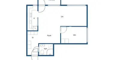 Wohnung 2 zimmer in Verwaltungsgemeinschaft Helsinki, Finnland