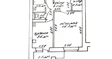 Wohnung 1 zimmer in Minsk, Belarus