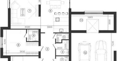 Appartement 3 chambres dans Pliski sielski Saviet, Bélarus