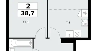Appartement 2 chambres dans Kommunarka, Russie