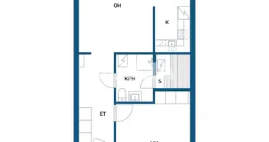 Apartamento 2 habitaciones en Jyvaskyla sub region, Finlandia