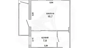 1 room apartment in Brest, Belarus