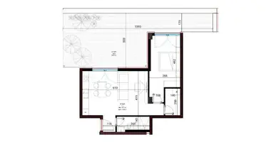 Apartamento 1 habitación en Albania