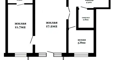 2 room apartment in Minsk, Belarus