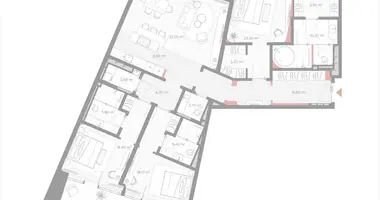 Квартира 3 комнаты в Москва, Россия