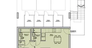 Wohnung 2 Schlafzimmer in Asomatos Municipality, Zypern