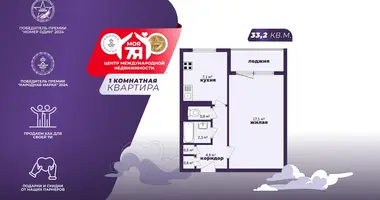 Appartement 1 chambre dans Minsk, Bélarus