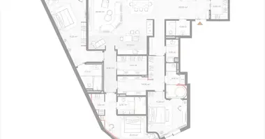 Apartamento 3 habitaciones en Moscú, Rusia