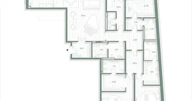 Mieszkanie 3 pokoi w Moskwa, Rosja