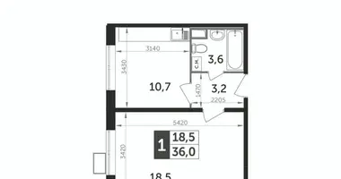Apartamento 1 habitación en Leninsky District, Rusia