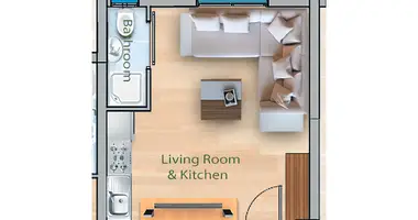 Studio 1 chambre dans Trikomo, Chypre du Nord