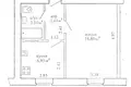 Apartamento 1 habitación 30 m² Minsk, Belarús