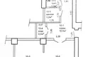 Apartamento 2 habitaciones 62 m² Ziabrauka, Belarús