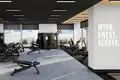 Complexe résidentiel The Portman residential complex with a swimming pool and lounge areas close to Burj Khalifa and Dubai Marina, JVC, Dubai, UAE