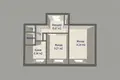 2 room apartment 41 m² Minsk, Belarus