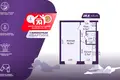 Квартира 1 комната 29 м² Солигорск, Беларусь