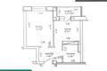 Appartement 1 chambre 35 m² Minsk, Bélarus