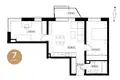 2 bedroom apartment 67 m² Riga, Latvia