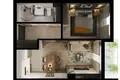 Wohnung 1 Schlafzimmer 38 m² Boreti, Montenegro