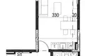 Mieszkanie 1 pokój 26 m² Radanovici, Czarnogóra