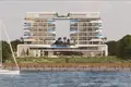 Residential complex New Ocean Pearl Residence with swimming pools close to the canal and Dubai Creek, Dubai Islands, Dubai, UAE