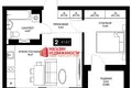 Wohnung 2 zimmer 60 m² Hrodna, Belarus