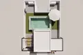 Penthouse z 2 sypialniami 51 m² Pilar de la Horadada, Hiszpania