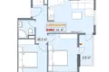 2 bedroom apartment 54 m² Batumi, Georgia