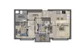 Квартира 3 комнаты 60 м² Финике, Турция