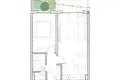 Квартира 1 комната 46 м² Boreti, Черногория