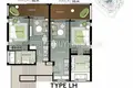 Appartement 1 chambre 60 m² Ban Bang Thao, Thaïlande