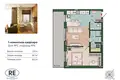 Квартира 1 комната 54 м² Калининград, Россия