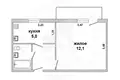 1 room apartment 23 m² Brest, Belarus