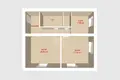 3 room apartment 60 m² Minsk, Belarus
