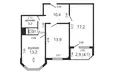 Квартира 2 комнаты 62 м² Минск, Беларусь