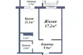 1 room apartment 45 m² Baranavichy, Belarus