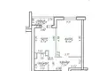 Mieszkanie 1 pokój 39 m² Mińsk, Białoruś