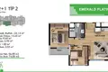 Apartamento 3 habitaciones 74 m² Mezitli, Turquía