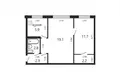 Appartement 2 chambres 45 m² Minsk, Bélarus
