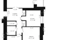 3 room apartment 65 m² Brest, Belarus