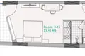 Wohnung 1 zimmer 34 m² Batumi, Georgien
