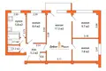 Квартира 3 комнаты 60 м² Минск, Беларусь
