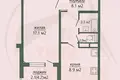 Mieszkanie 1 pokój 37 m² Mińsk, Białoruś