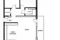Appartement 3 chambres 57 m² Varsovie, Pologne