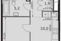 Mieszkanie 1 pokój 35 m² Moskwa, Rosja