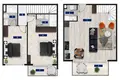 3 room apartment 115 m² Alanya, Turkey