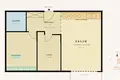 Appartement 3 chambres 55 m² Varsovie, Pologne
