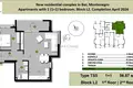 1 bedroom apartment 52 m² Bar, Montenegro