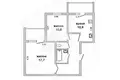 2 room apartment 56 m² Malaryta, Belarus
